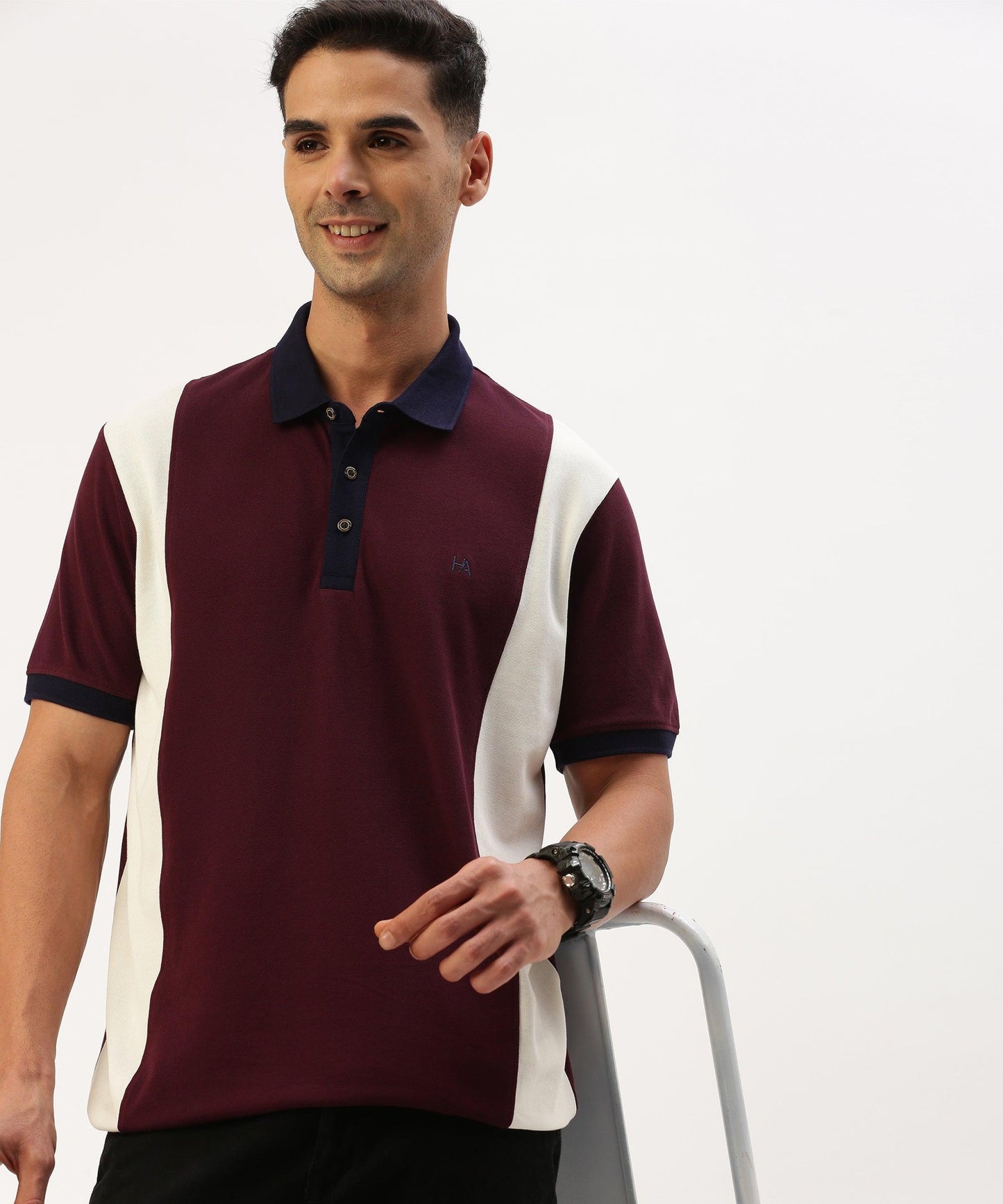 Men's Color block Polo - HEREAFTER