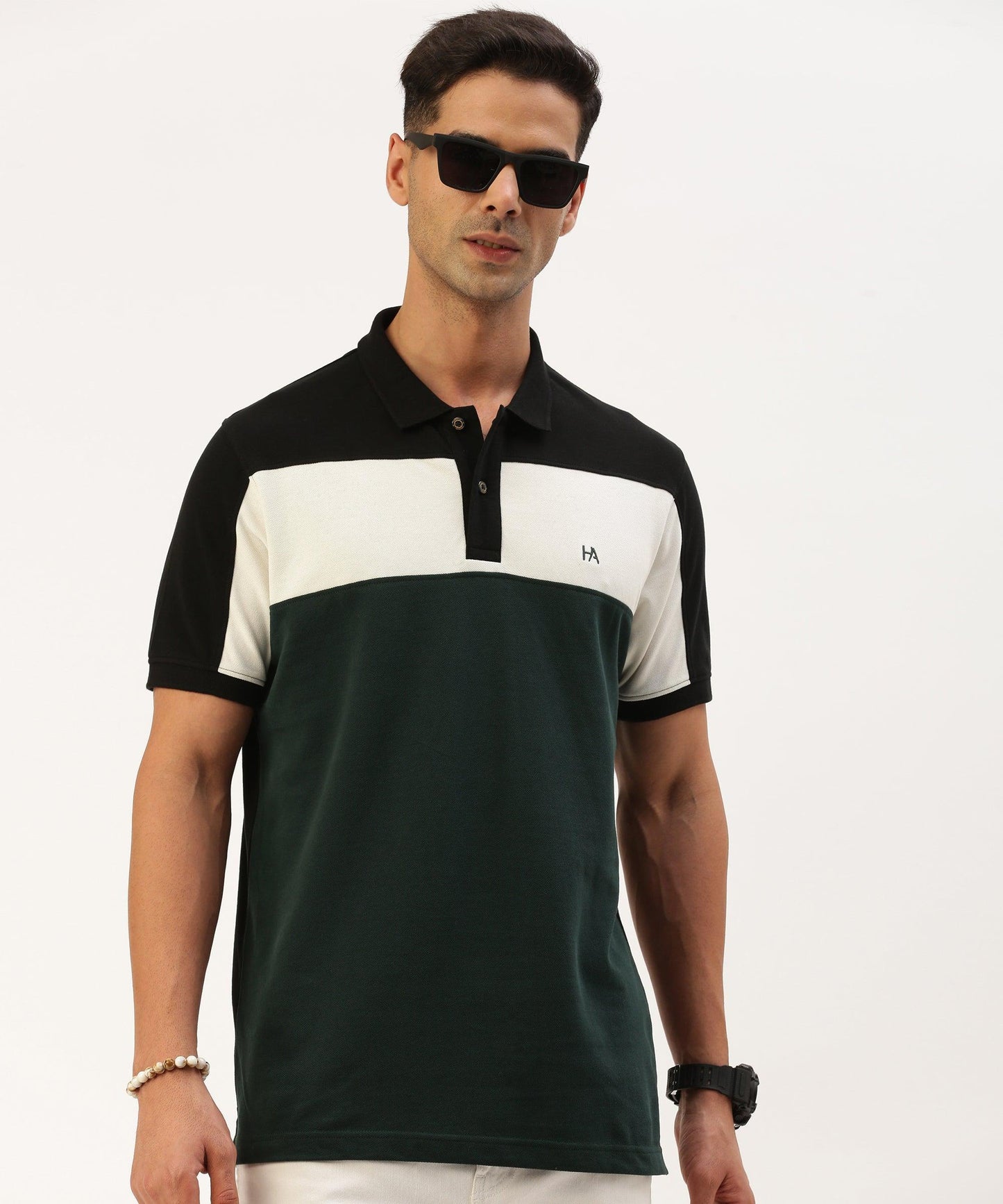 Men's Color block Polo - HEREAFTER