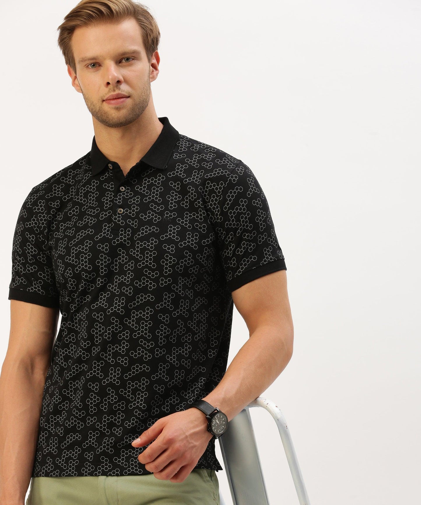 Men's printed Polo - HEREAFTER