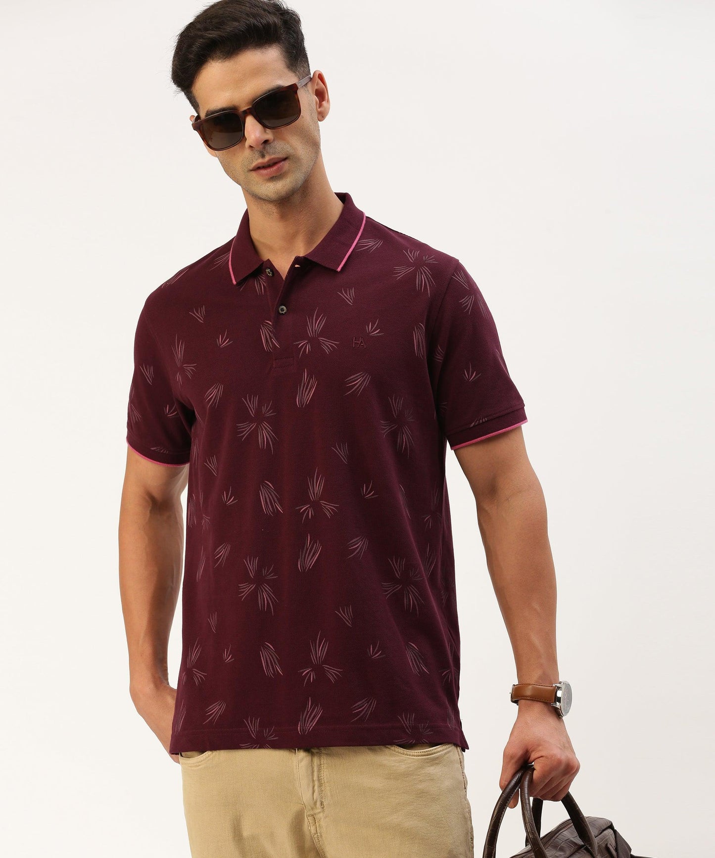 Men's printed Polo - HEREAFTER