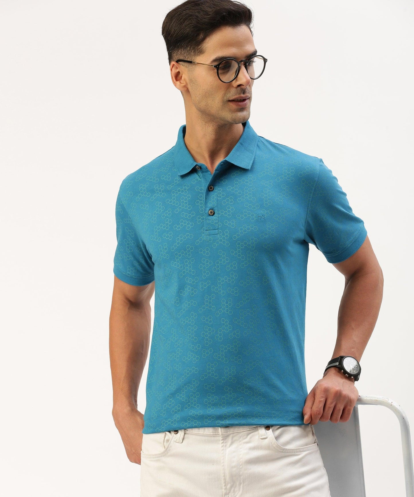 Men's printed Polo - HEREAFTER