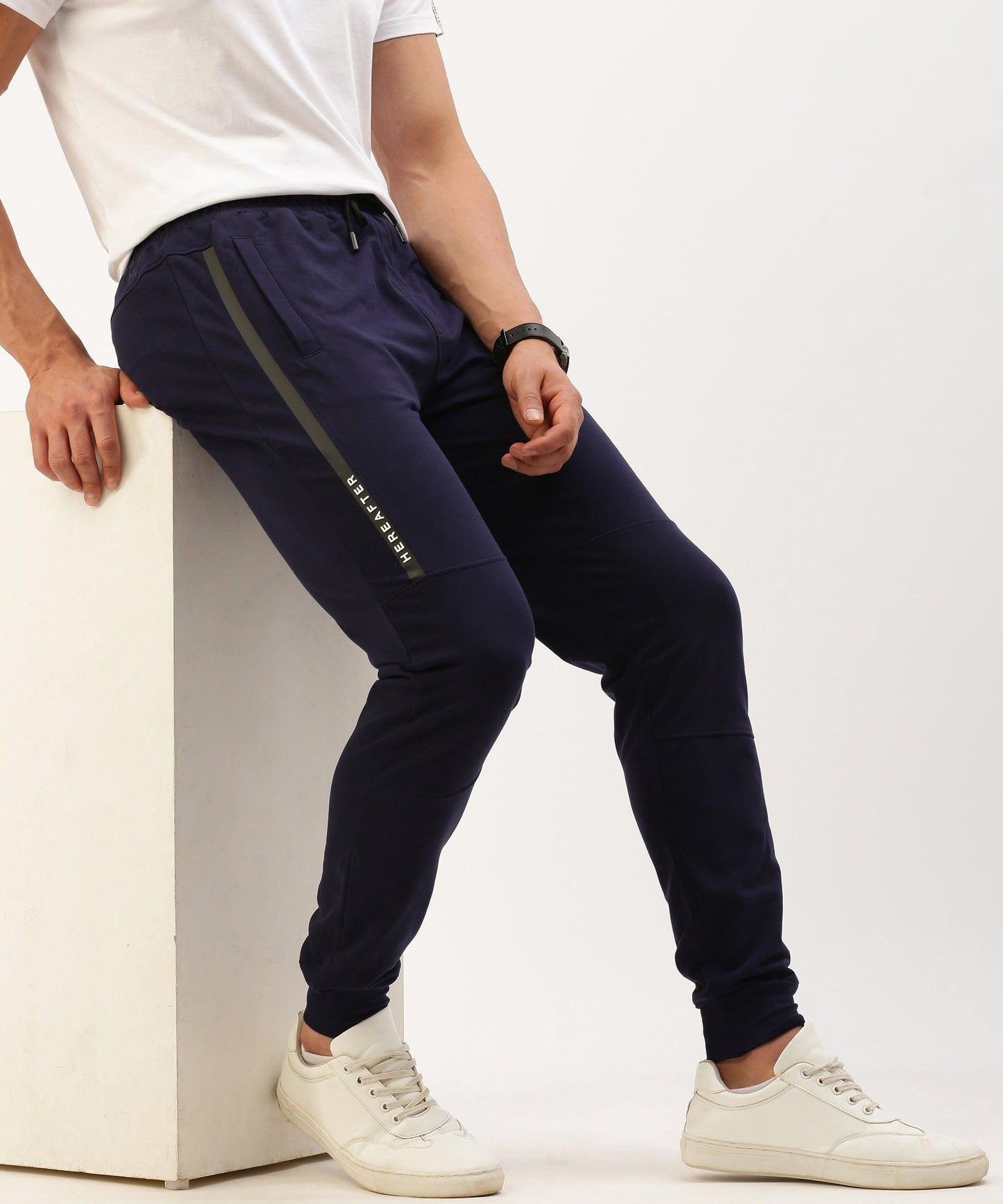 Men's solid jogger pant - HEREAFTER