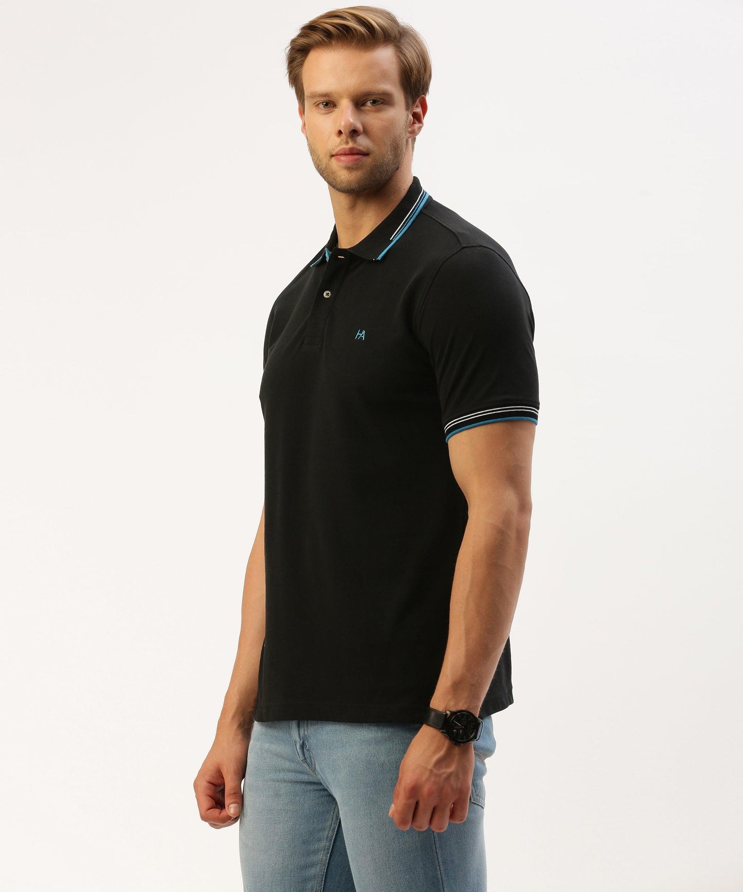 Men's Solid Polo - HEREAFTER
