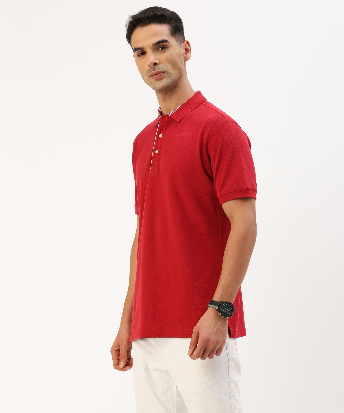 Men's Solid Polo - HEREAFTER
