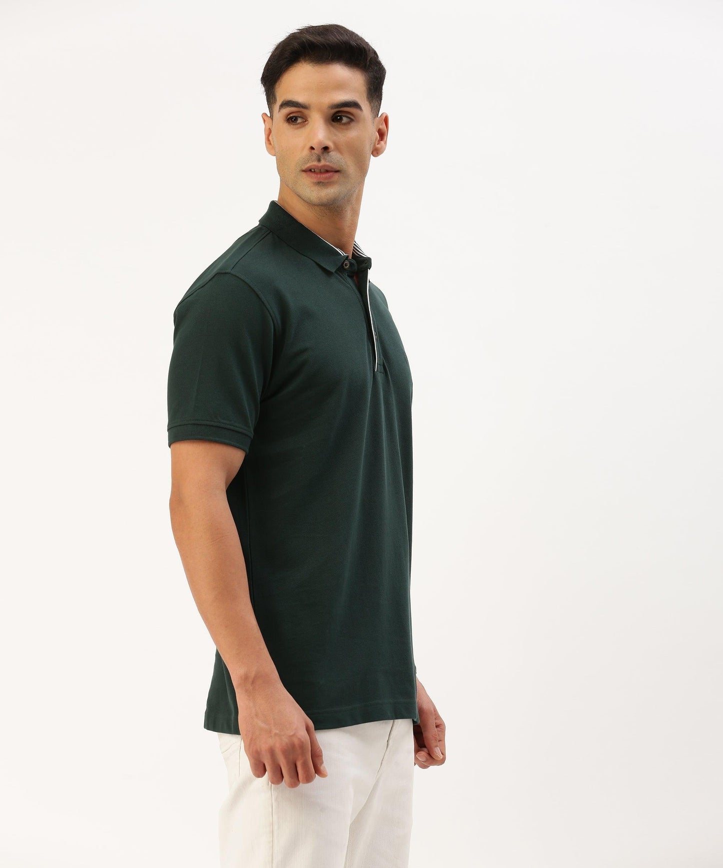Men's Solid Polo - HEREAFTER