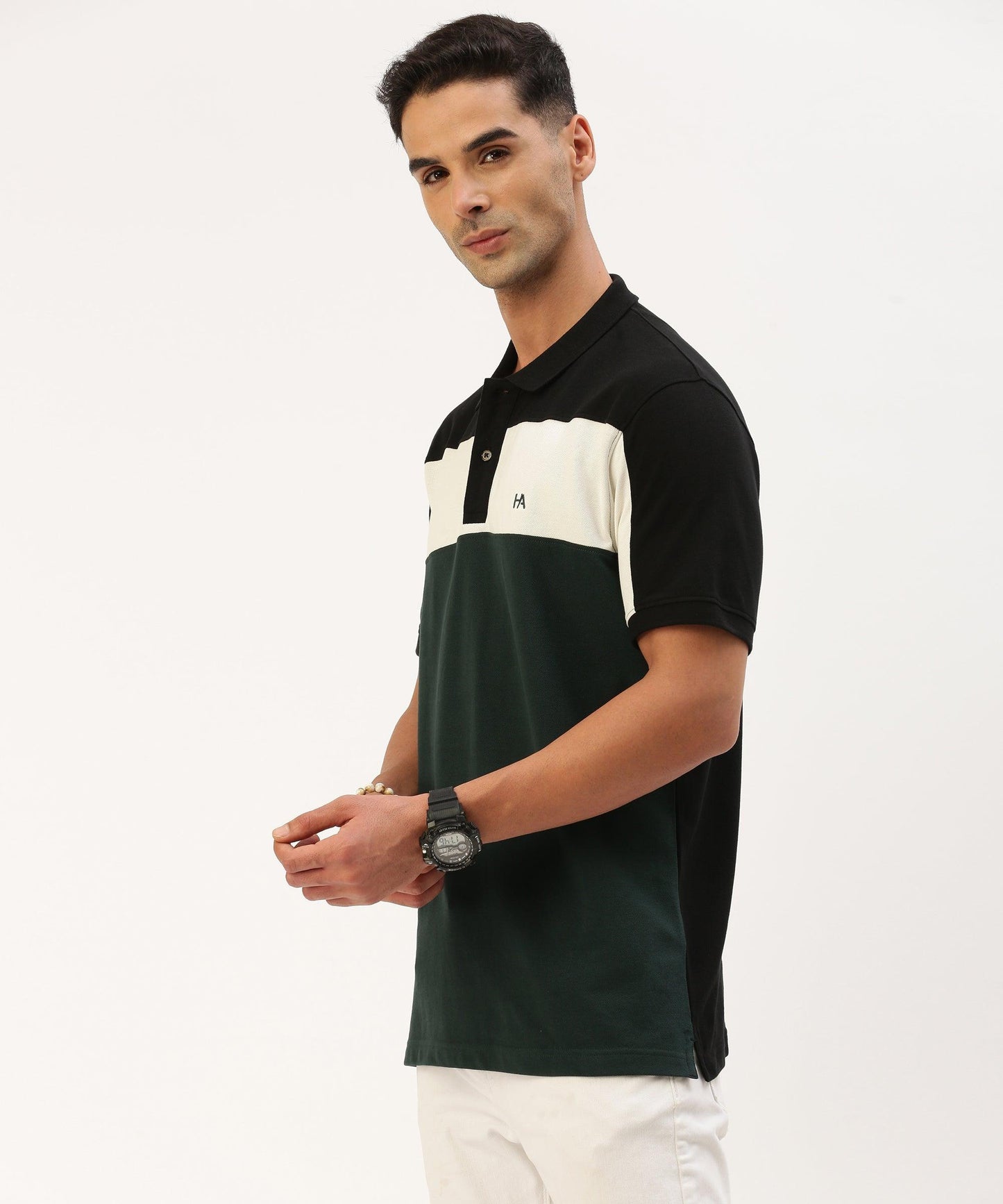Men's Color block Polo - HEREAFTER