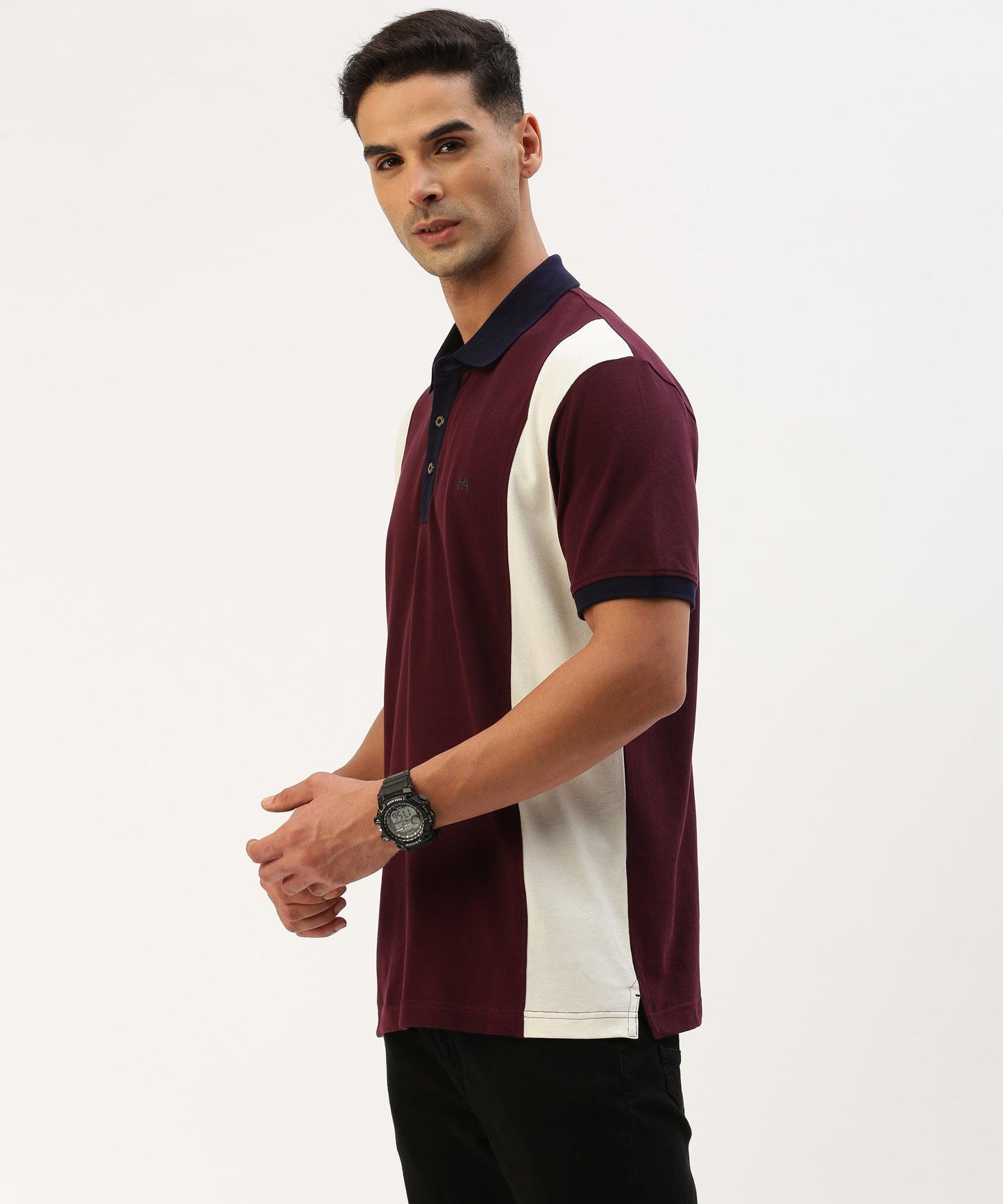Men's Color block Polo - HEREAFTER