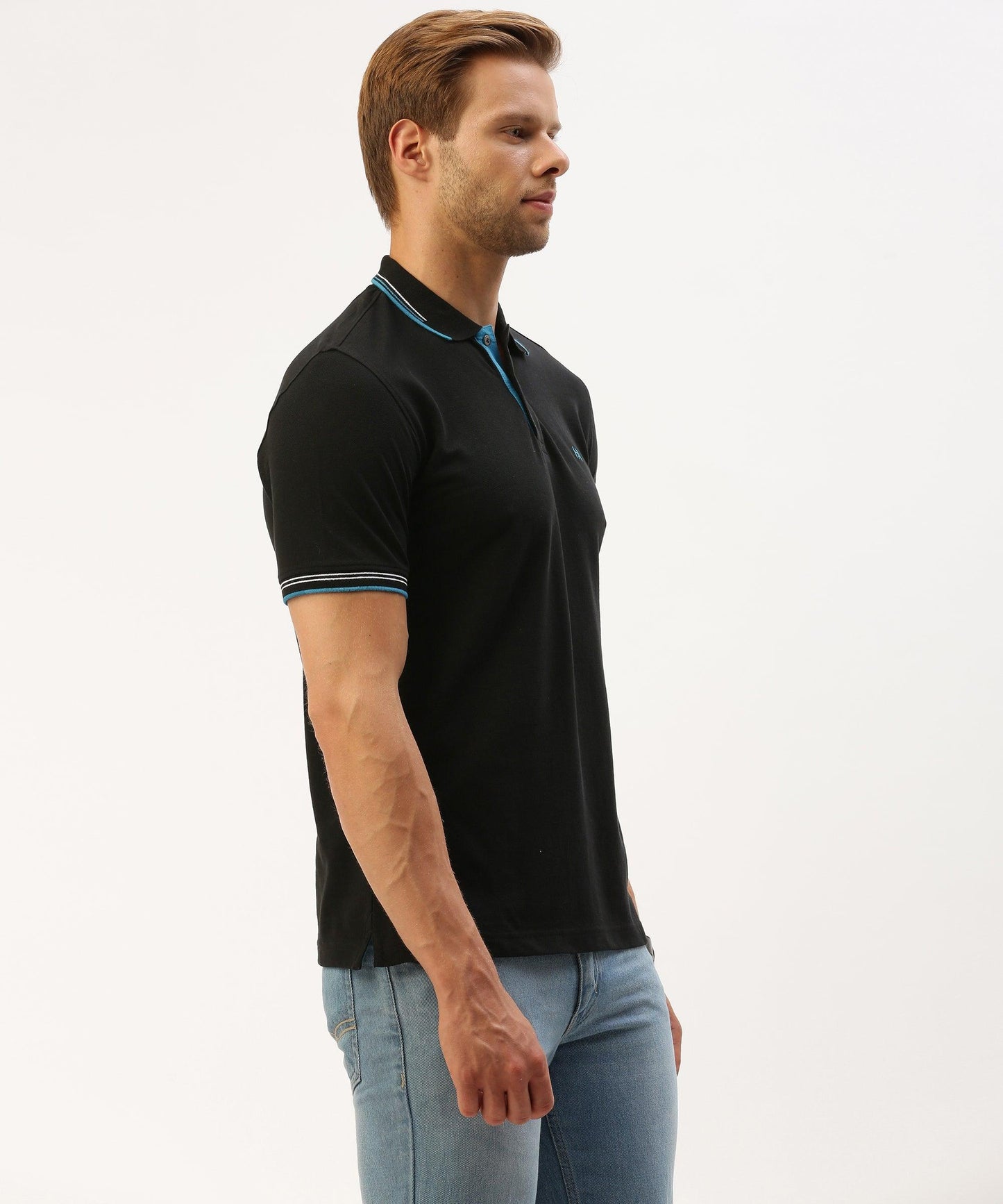Men's Solid Polo - HEREAFTER