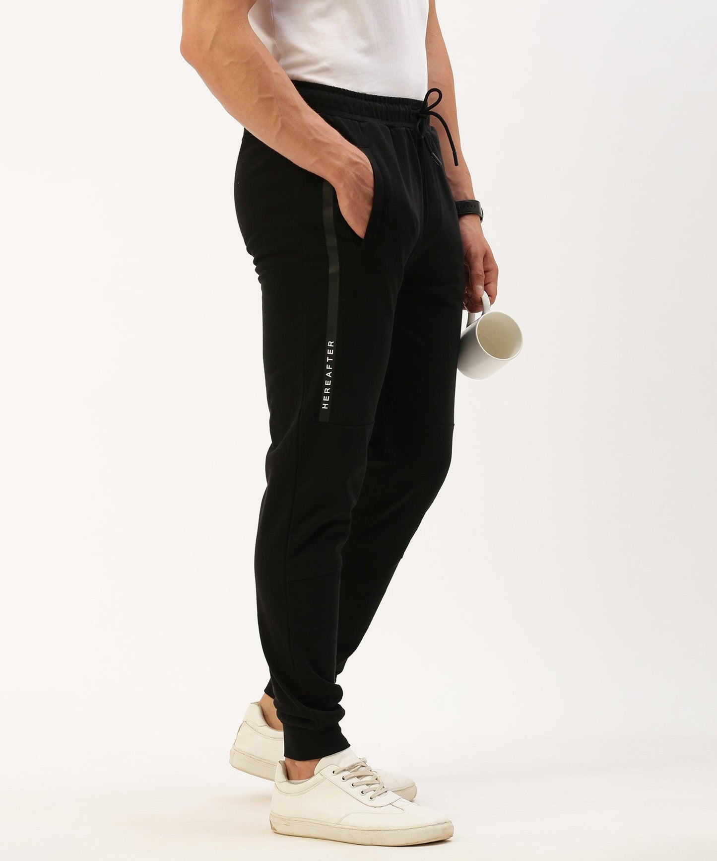 Men's solid jogger pant - HEREAFTER
