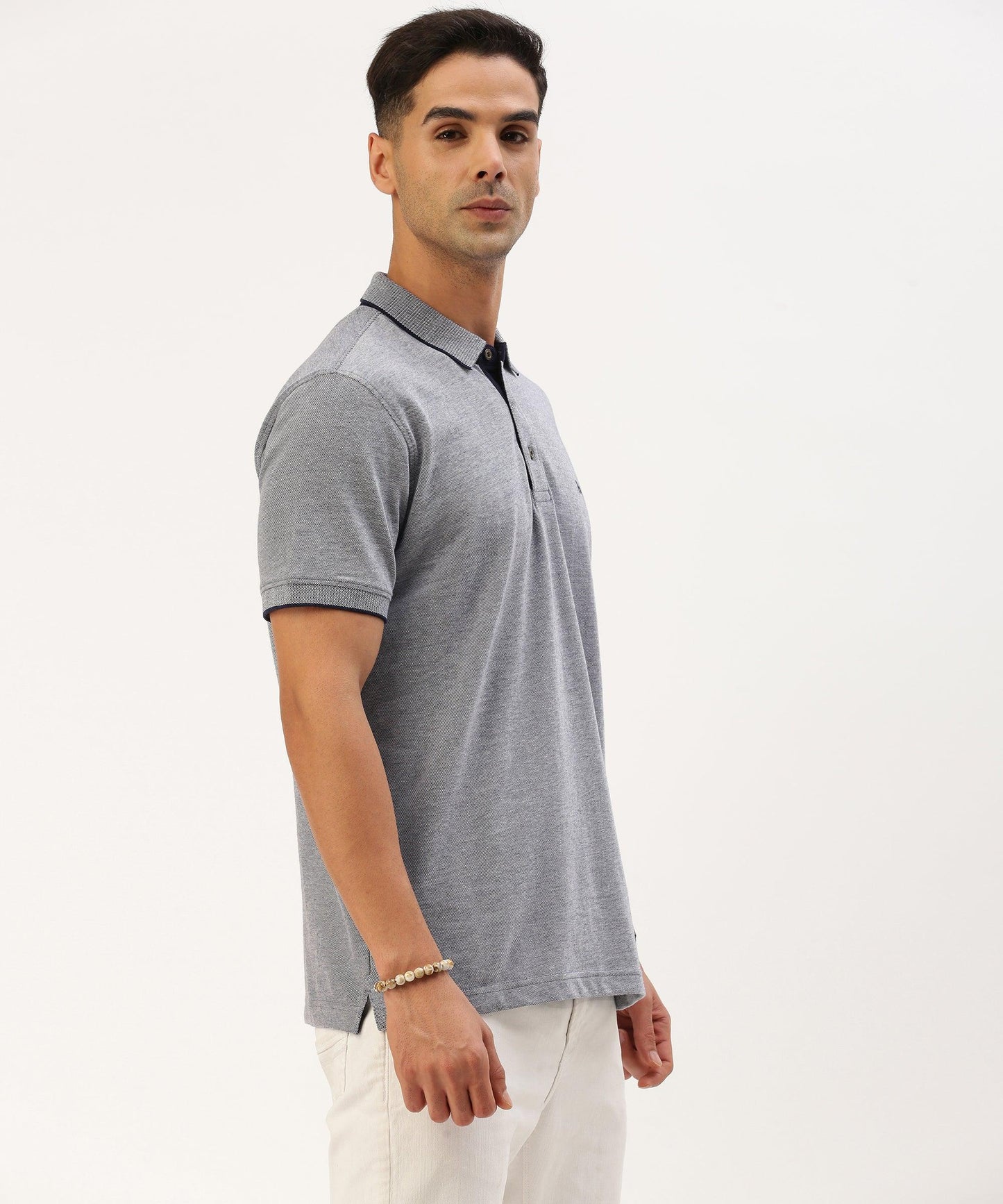 Men's Solid Polo - HEREAFTER