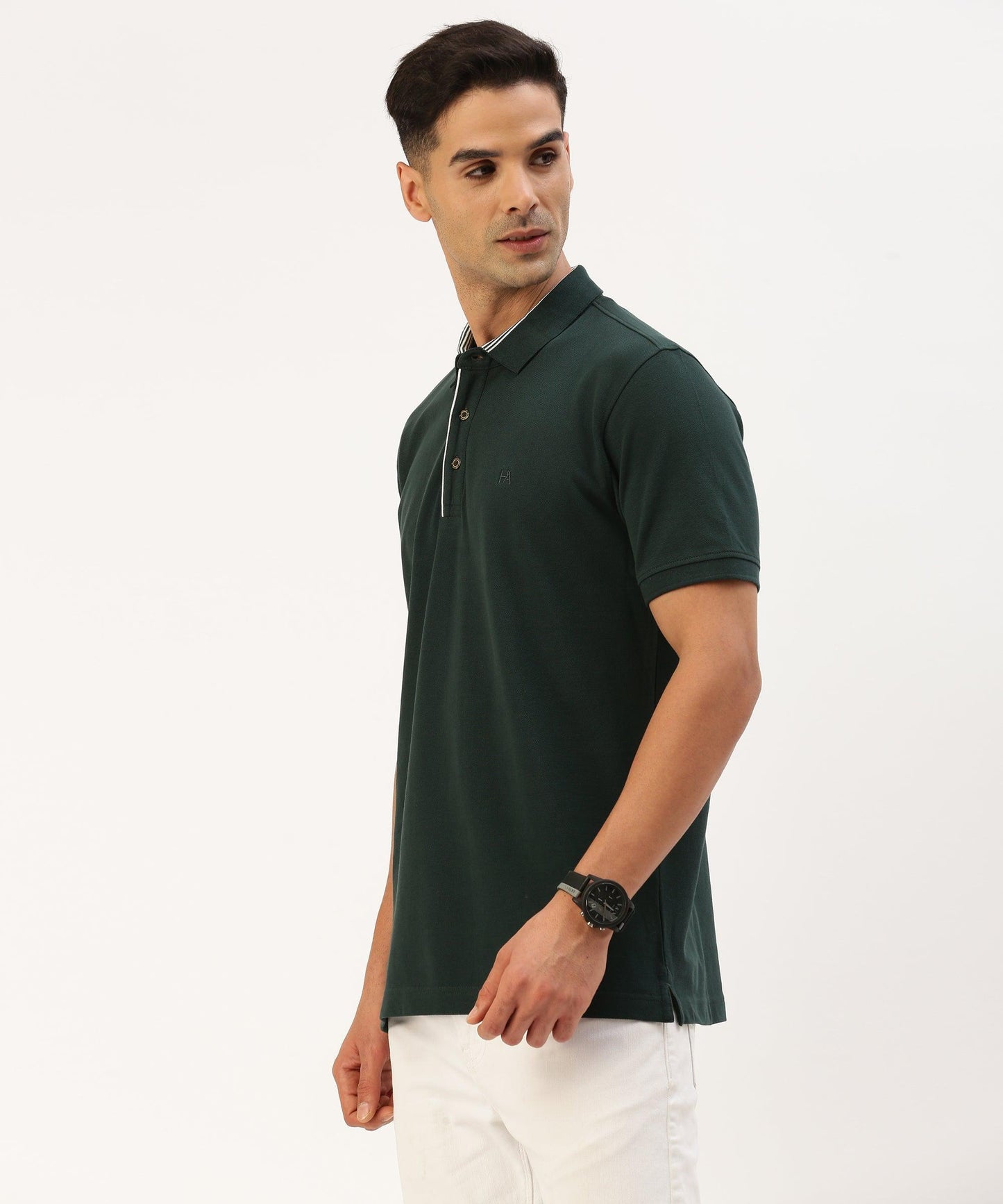 Men's Solid Polo - HEREAFTER