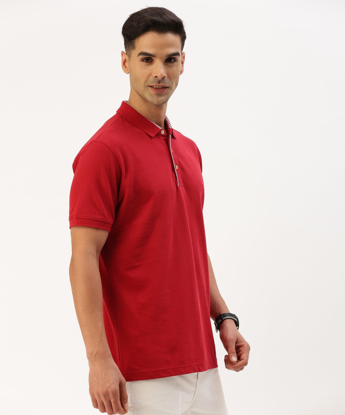 Men's Solid Polo - HEREAFTER