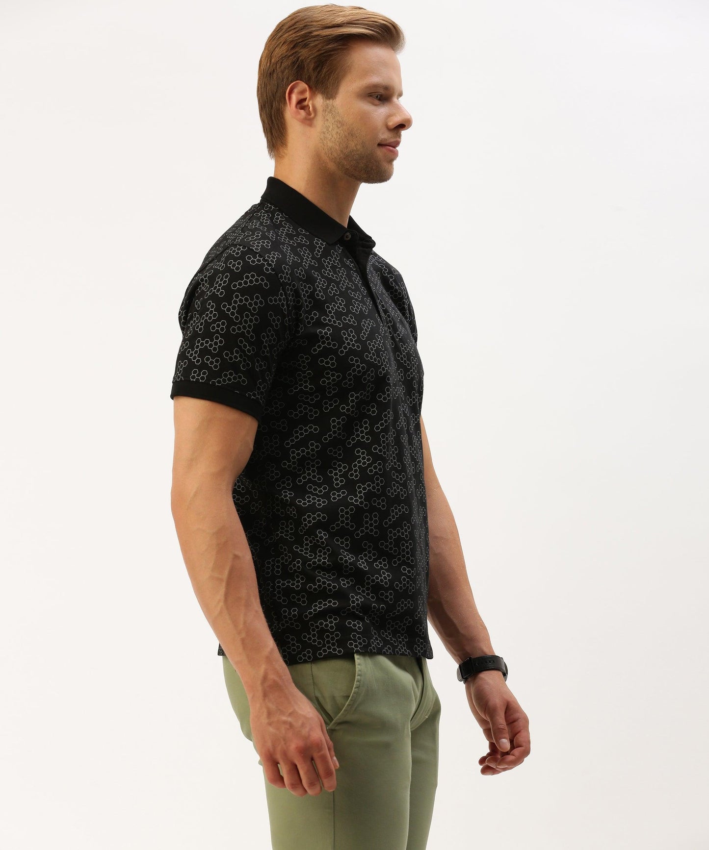 Men's printed Polo - HEREAFTER