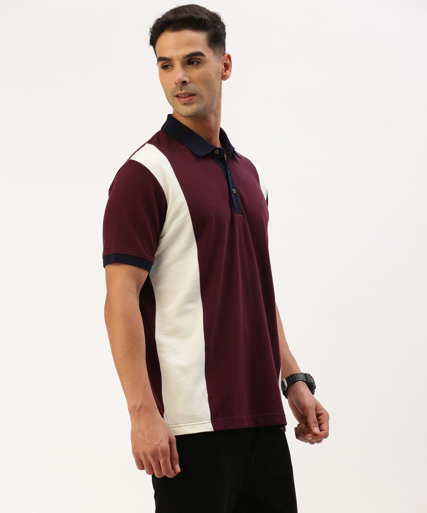 Men's Color block Polo - HEREAFTER