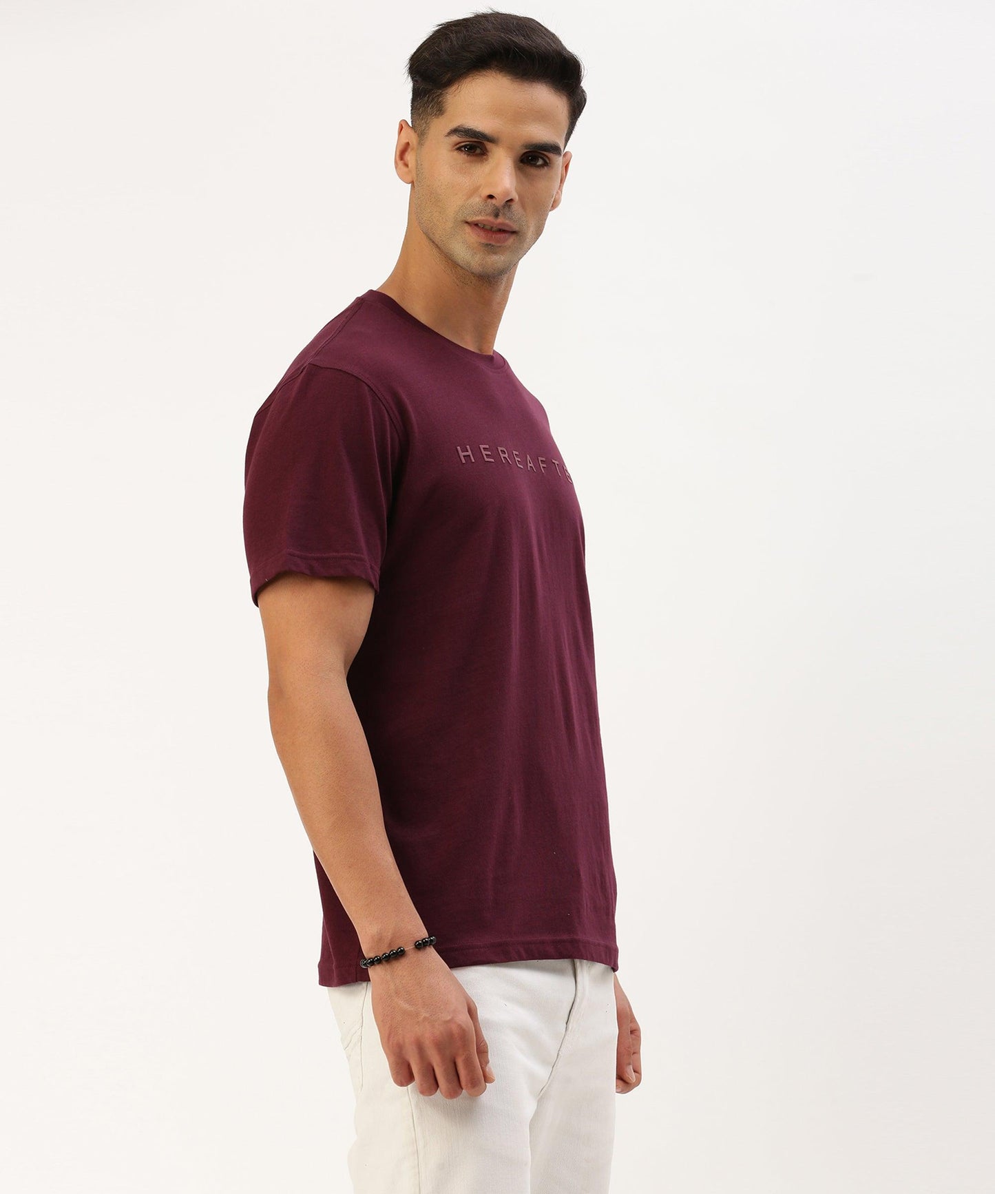 Men's branded crew neck t-shirt - HEREAFTER
