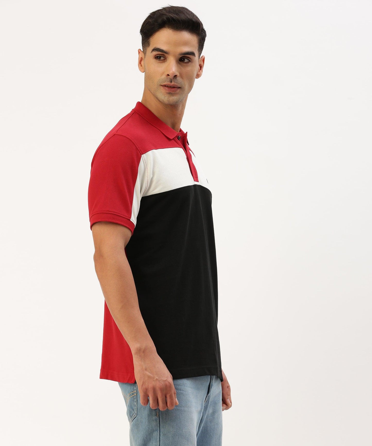 Men's Color block Polo - HEREAFTER