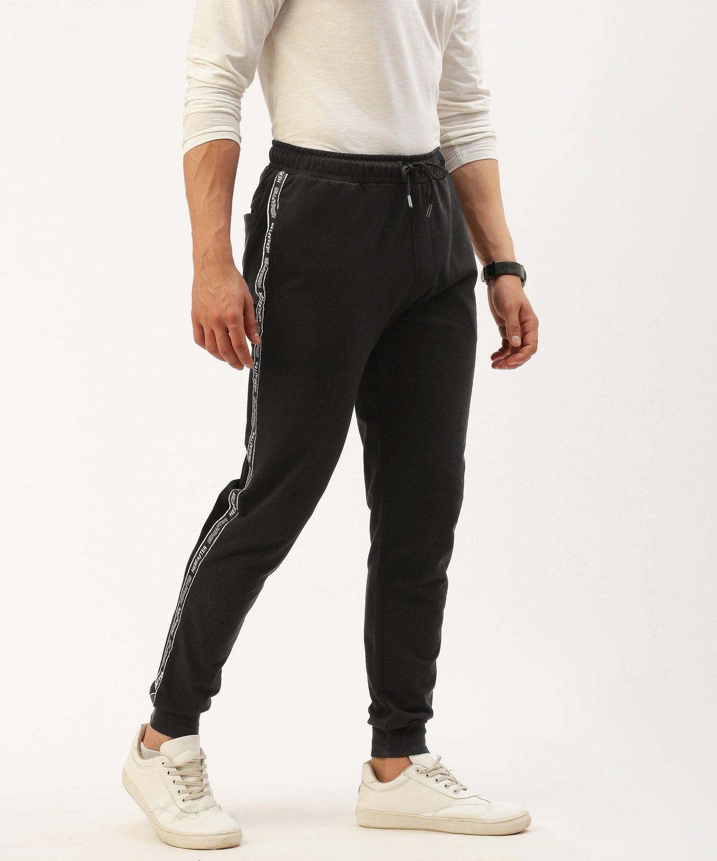 Men's solid jogger pant - HEREAFTER