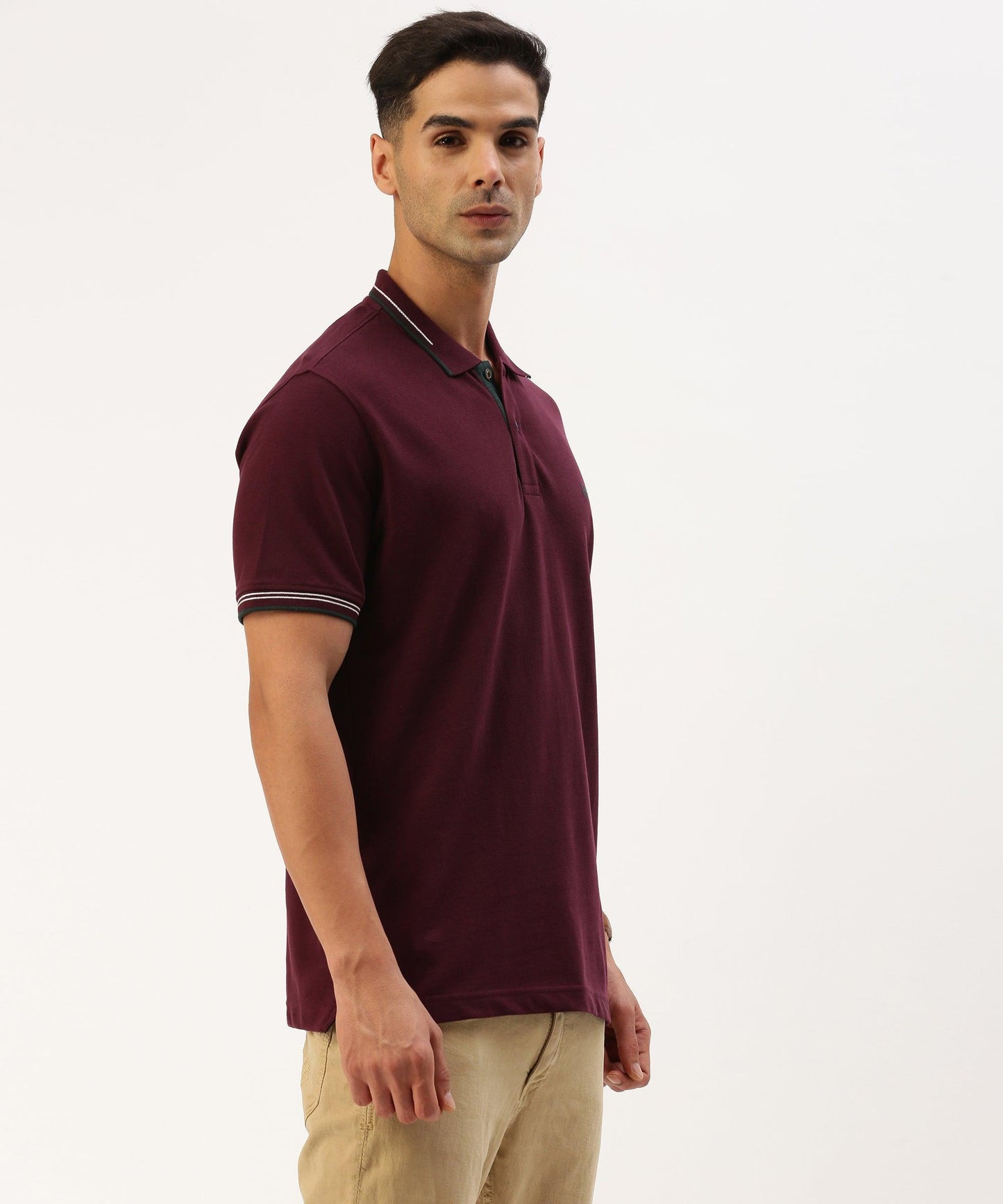Men's Solid Polo - HEREAFTER