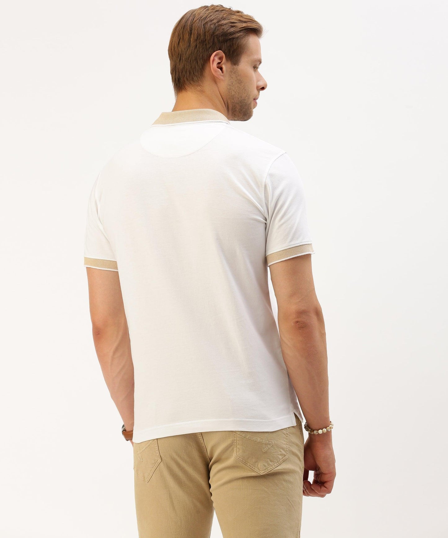 Men's Solid Polo - HEREAFTER