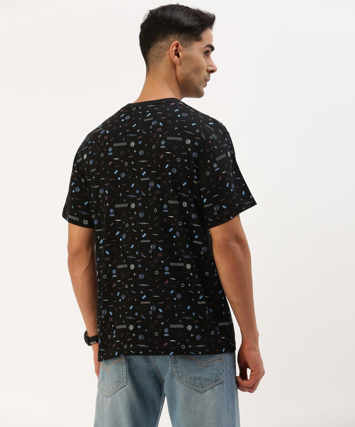 Men's printed crew neck t-shirt - HEREAFTER