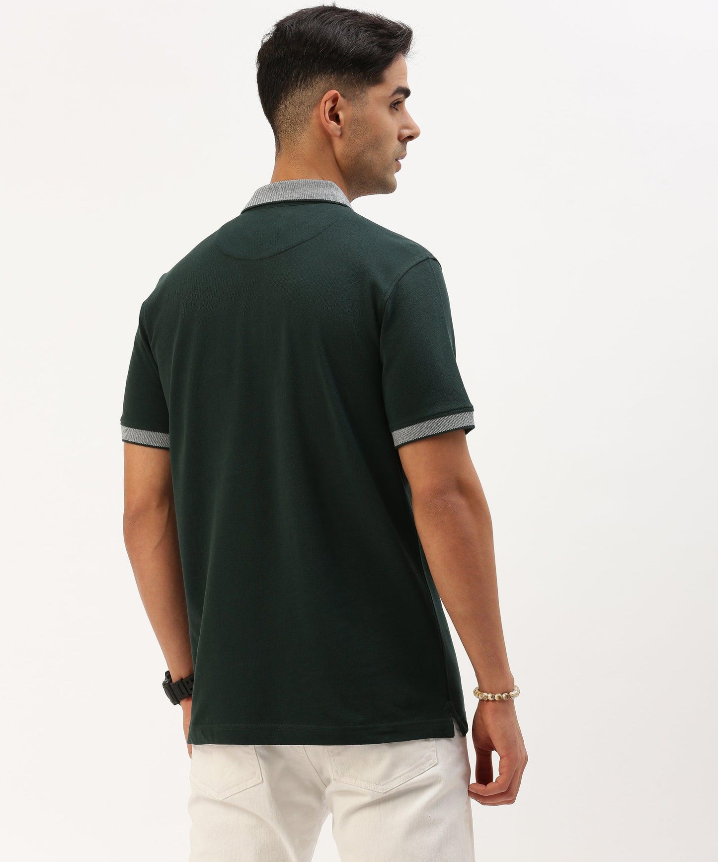 Men's Solid Polo - HEREAFTER