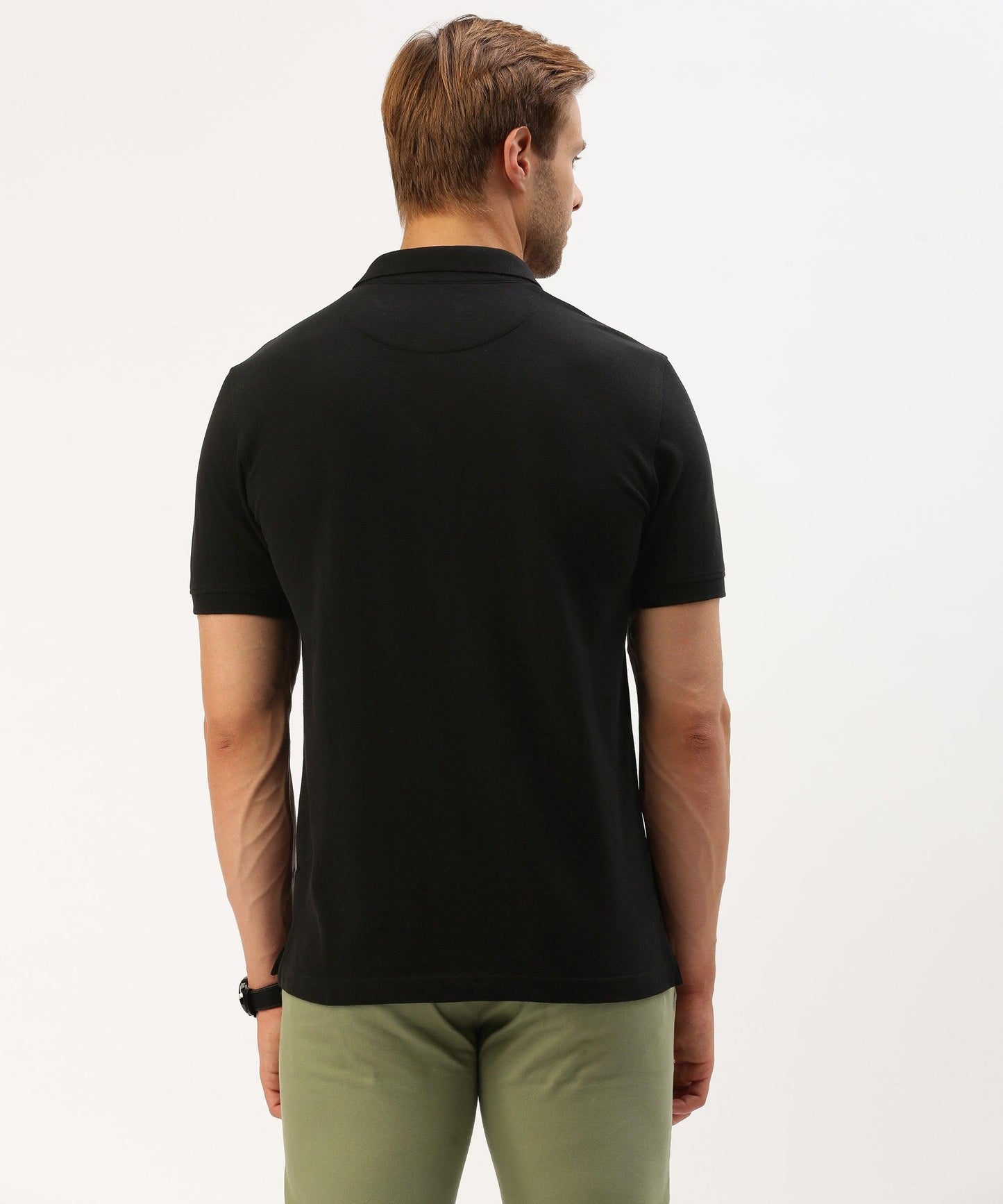 Men's Solid Polo - HEREAFTER
