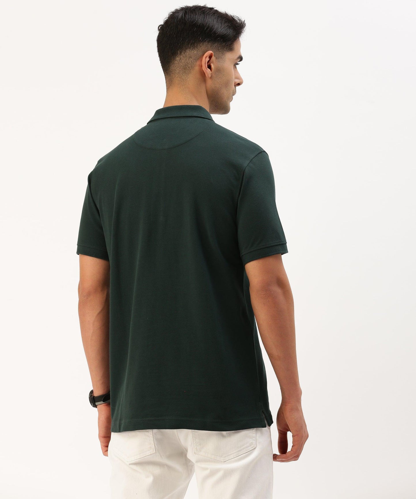 Men's Solid Polo - HEREAFTER