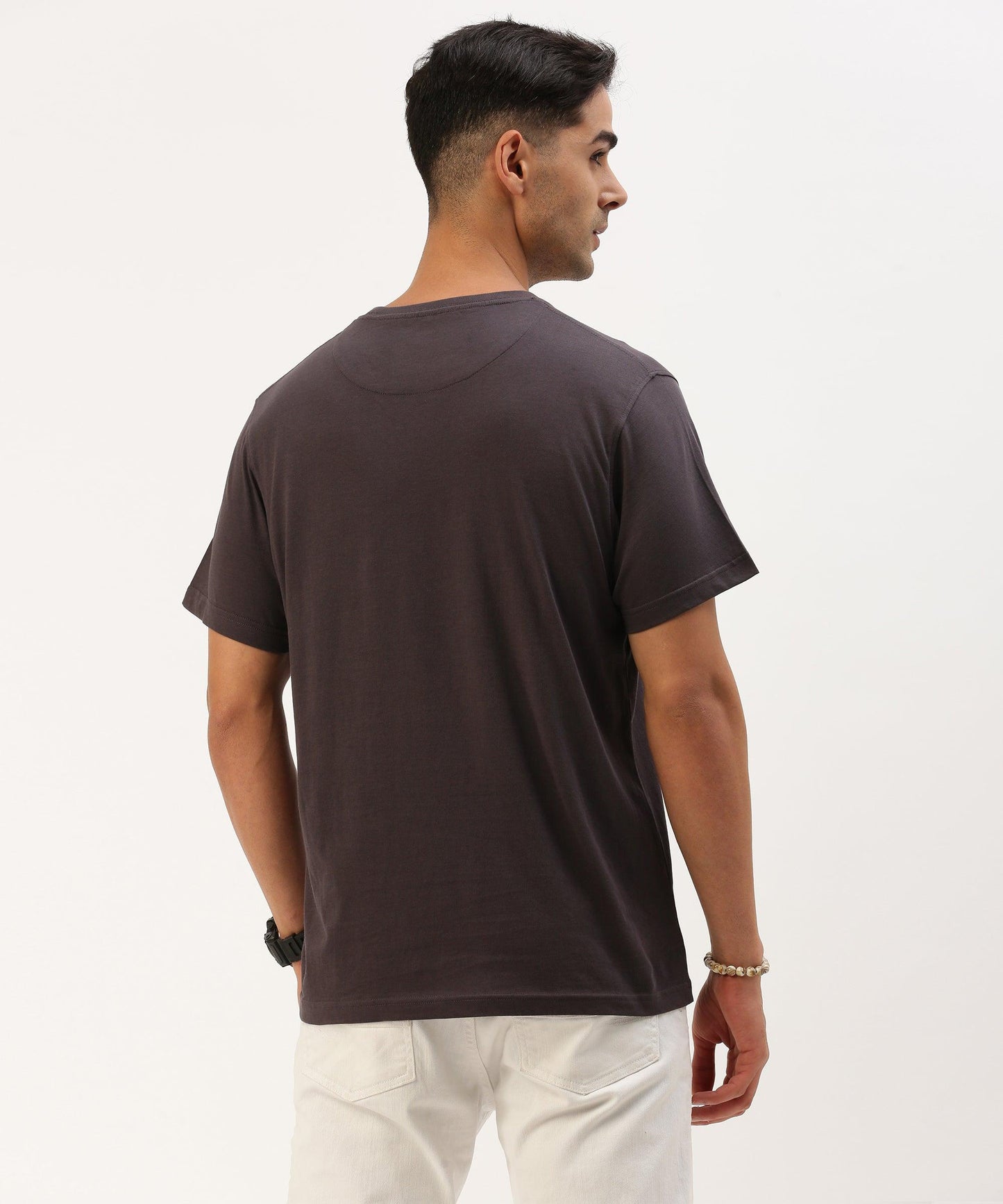 Men's graphic crew neck t-shirt - HEREAFTER