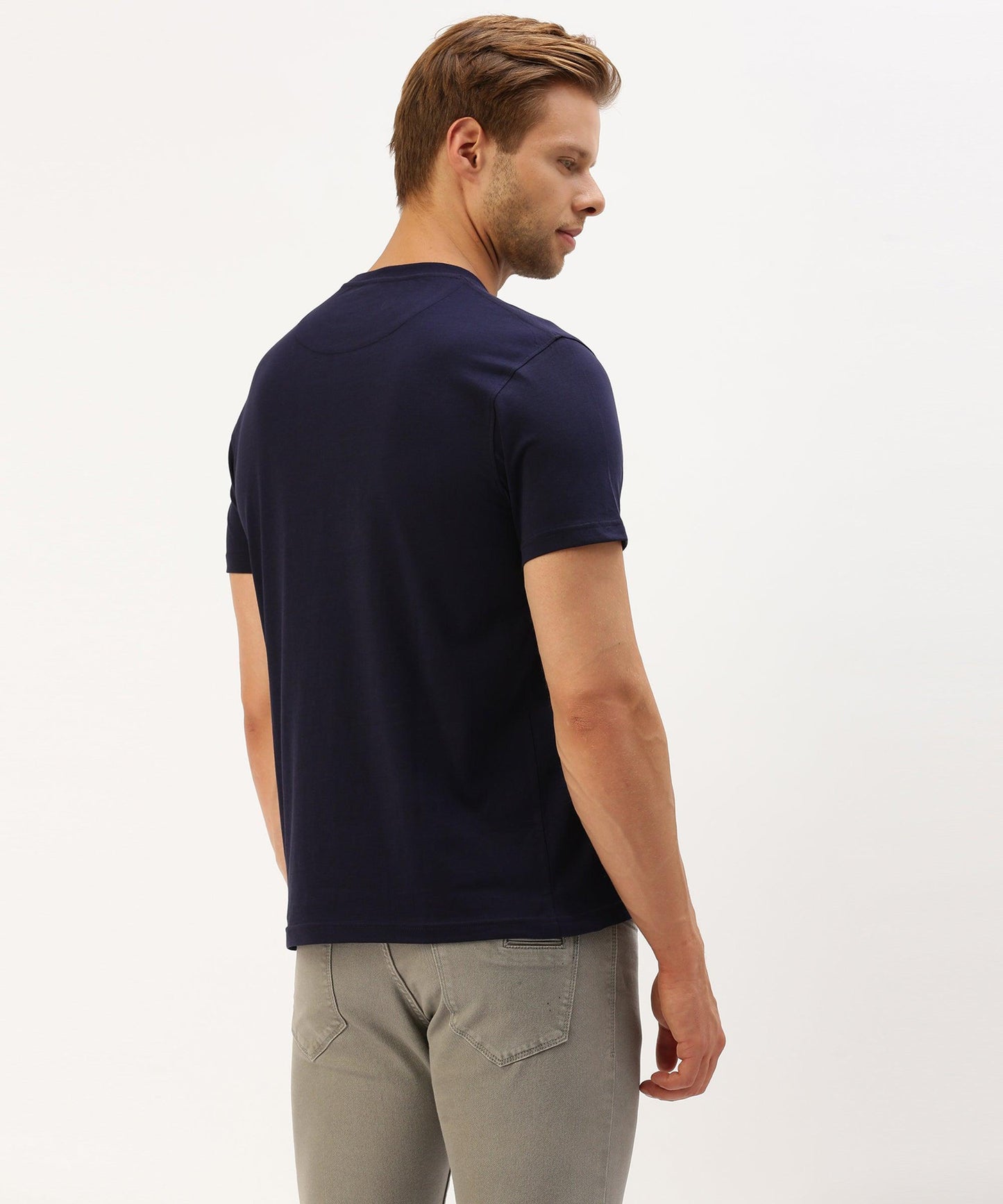 Men's branded crew neck t-shirt - HEREAFTER