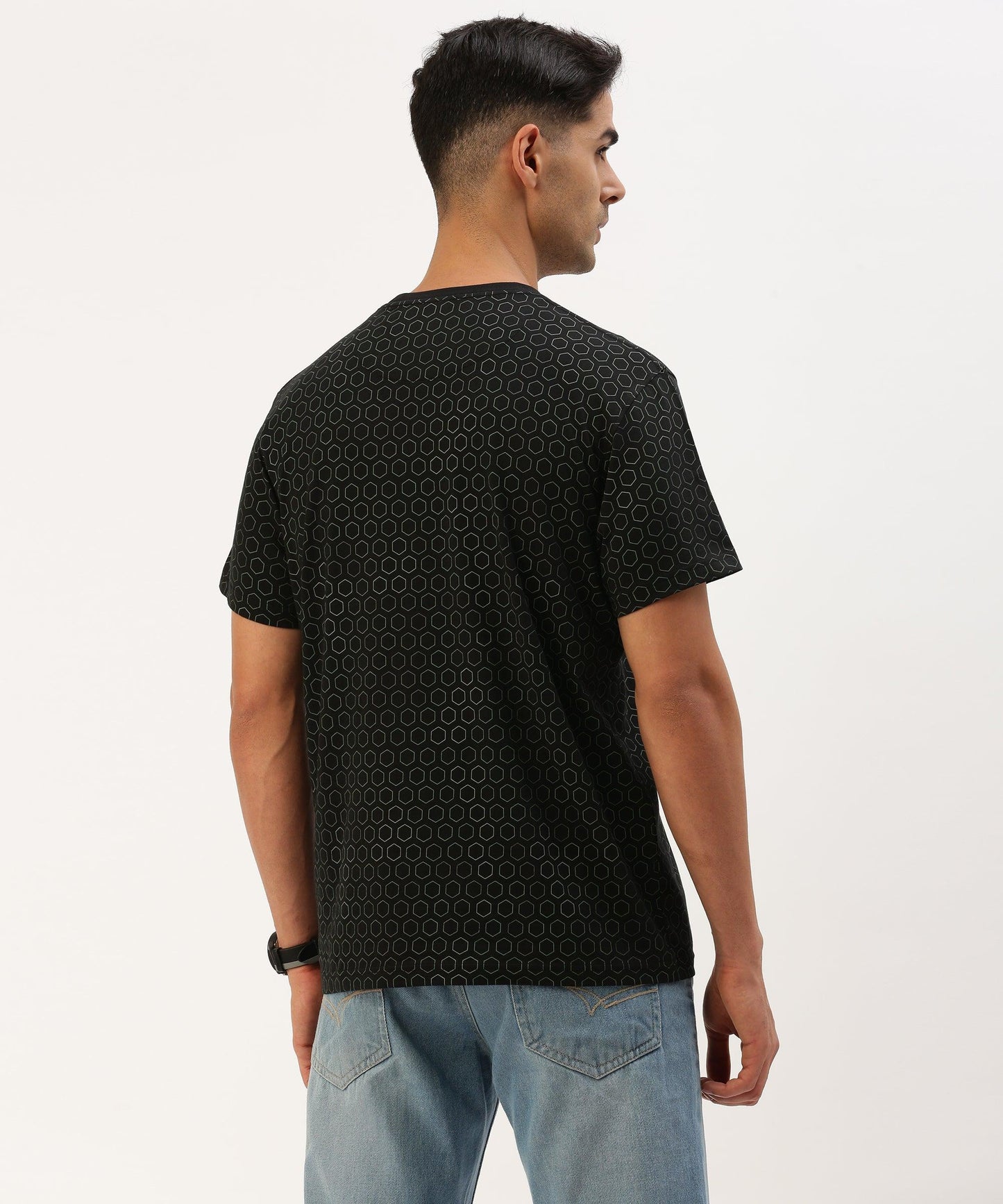 Men's printed crew neck t-shirt - HEREAFTER