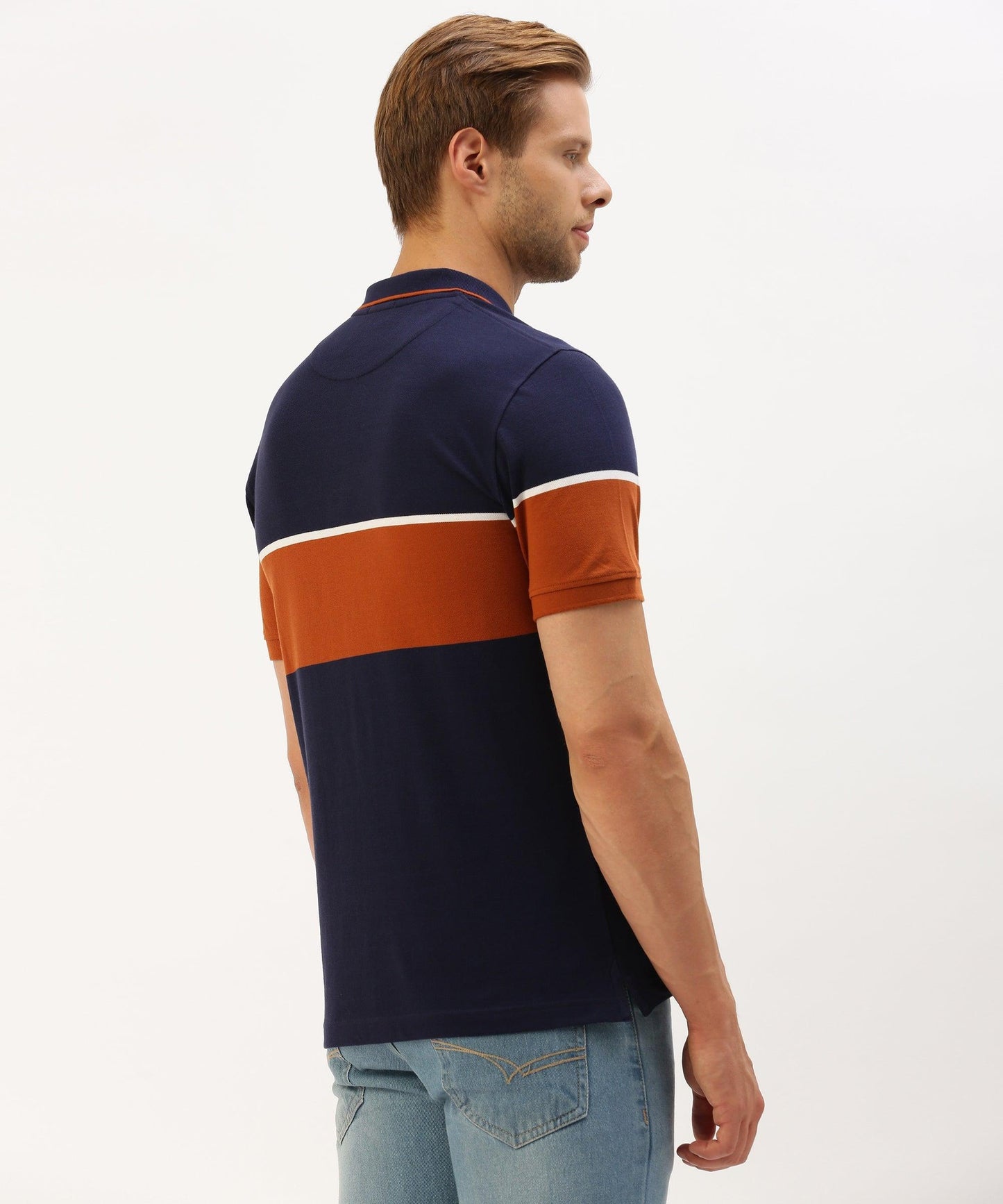 Men's striped Polo - HEREAFTER