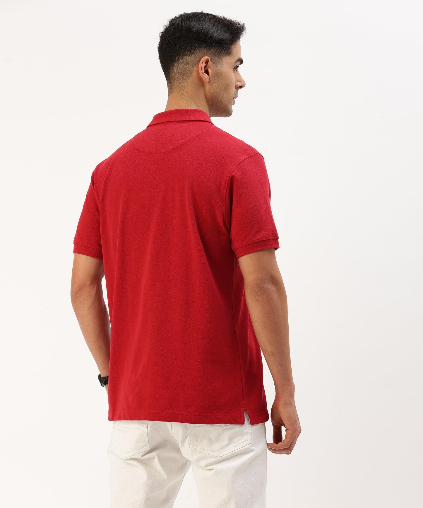 Men's Solid Polo - HEREAFTER
