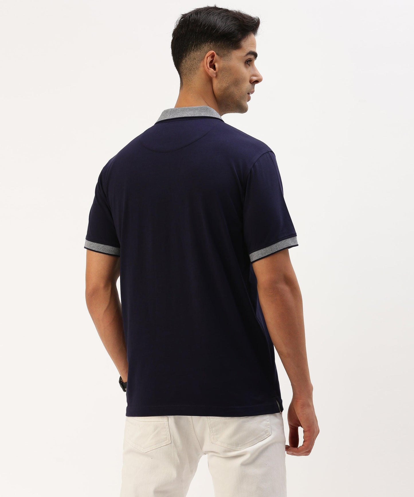 Men's Solid Polo - HEREAFTER
