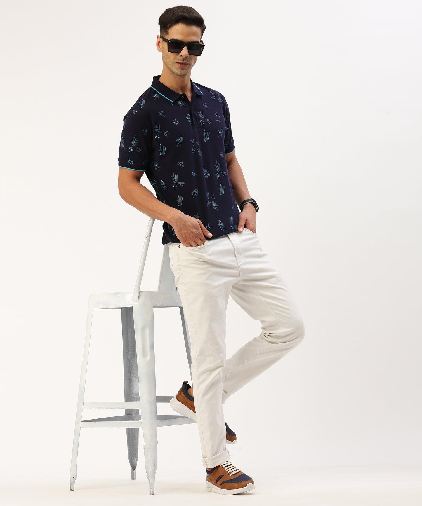 Men's printed Polo - HEREAFTER