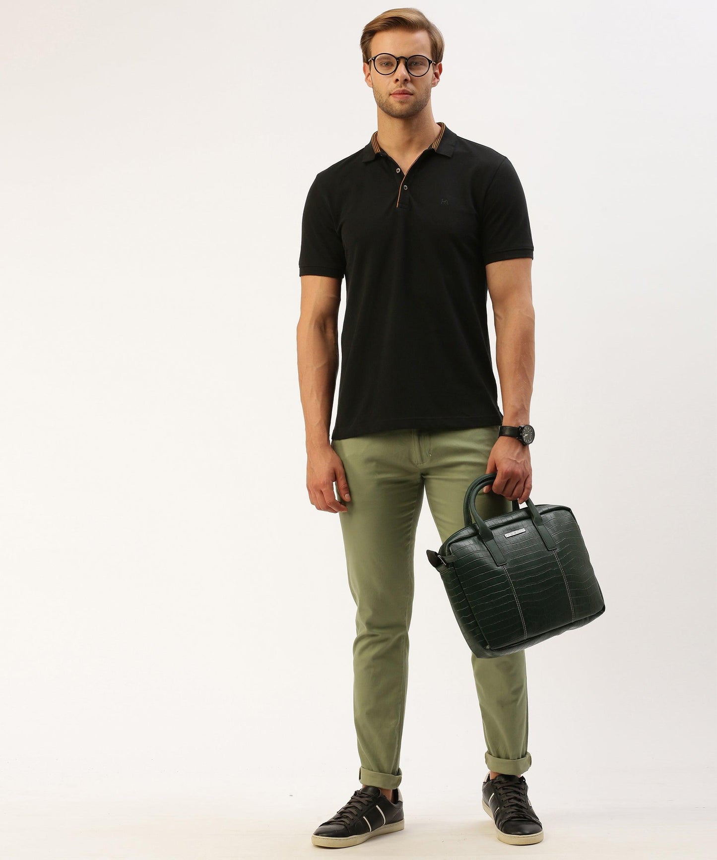 Men's Solid Polo - HEREAFTER