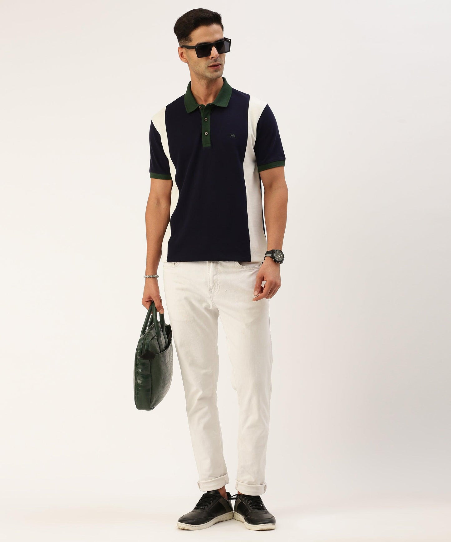 Men's Color block Polo - HEREAFTER