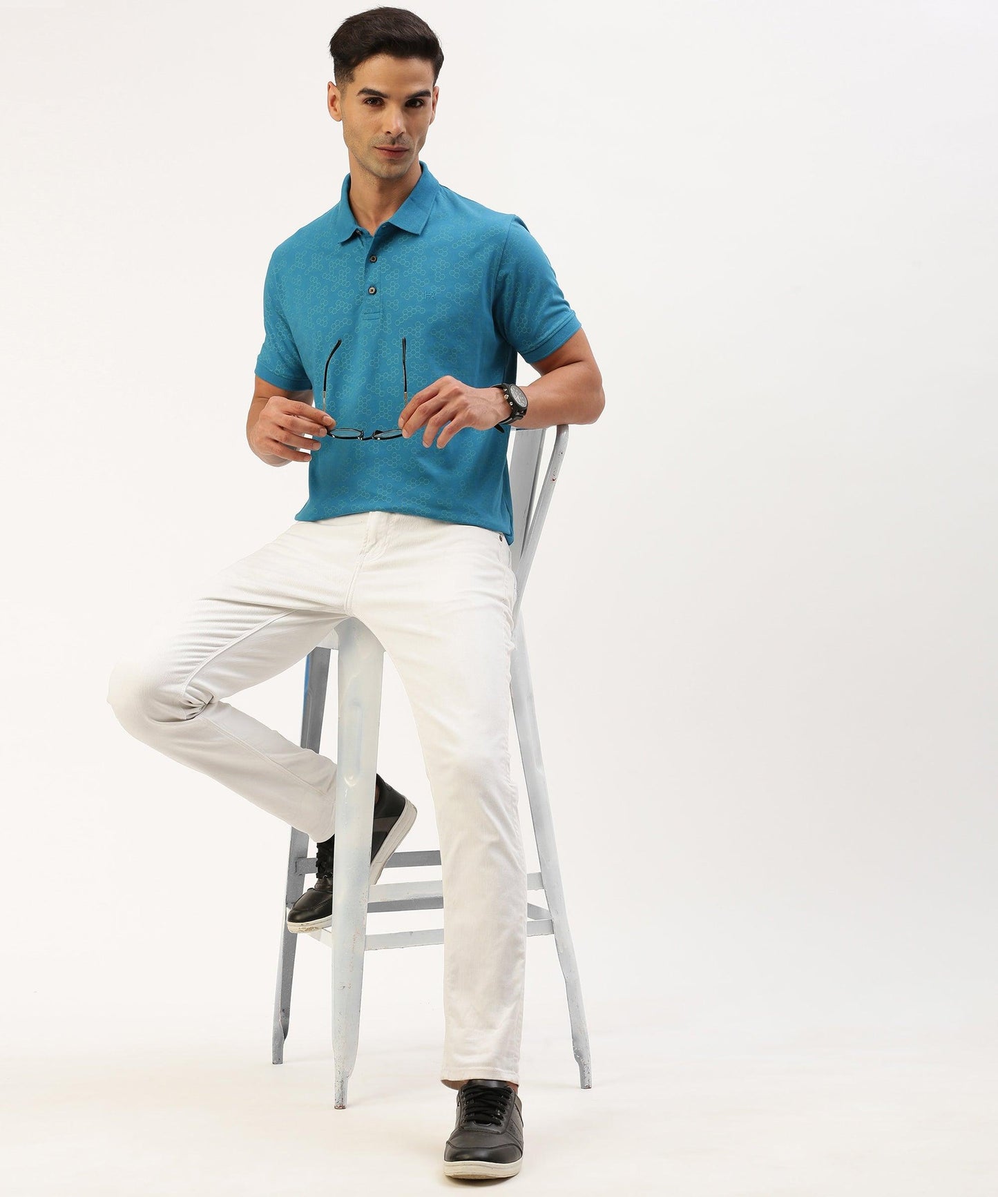 Men's printed Polo - HEREAFTER
