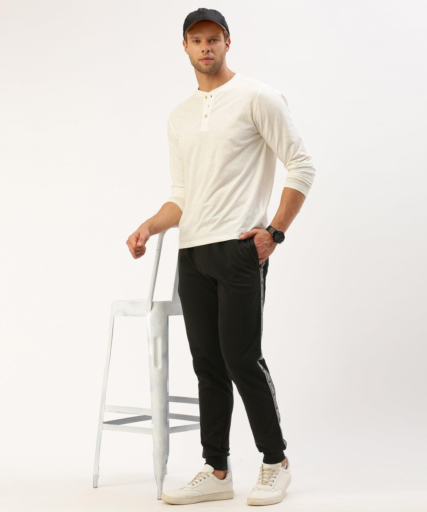 Men's solid jogger pant - HEREAFTER