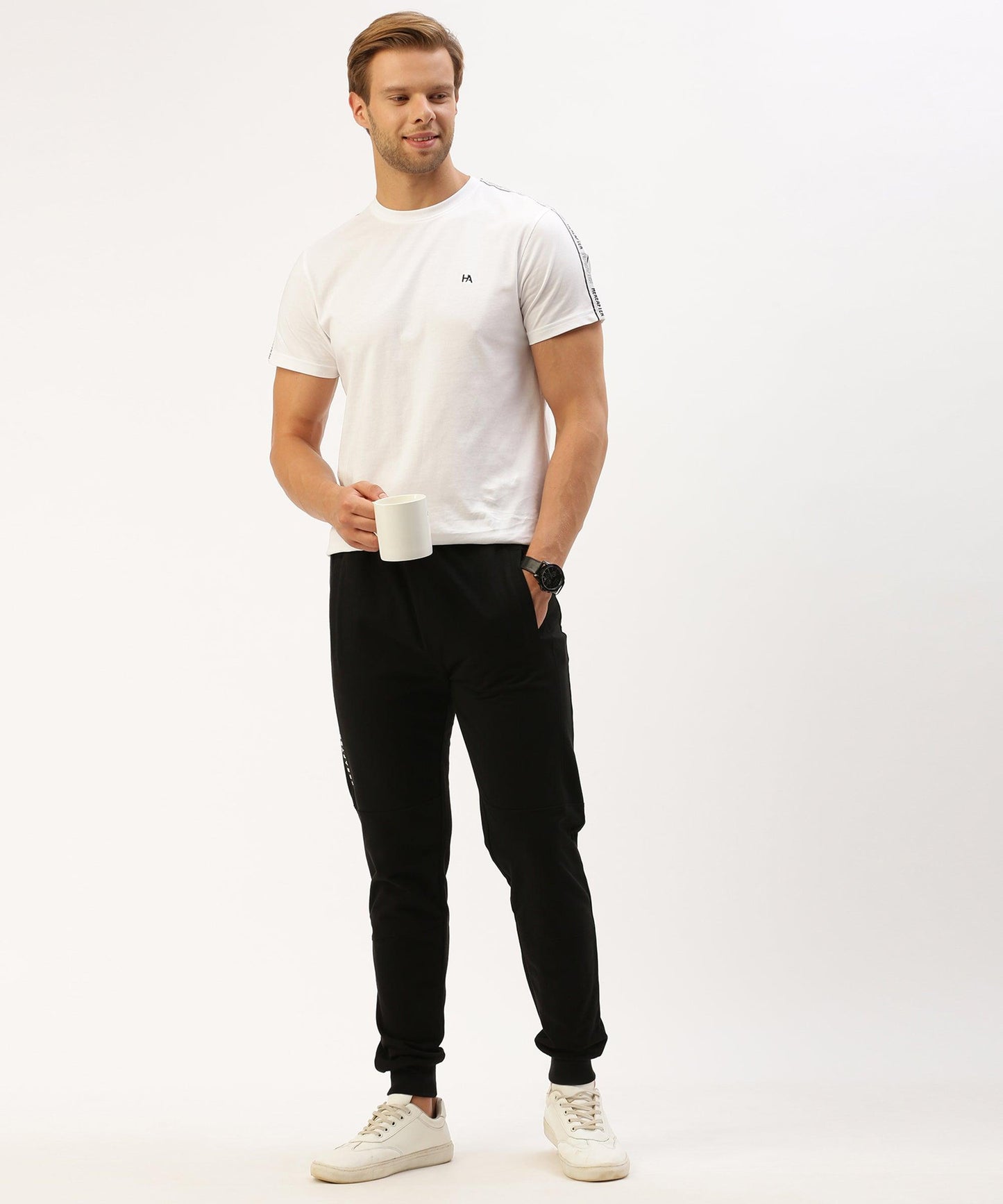 Men's solid jogger pant - HEREAFTER