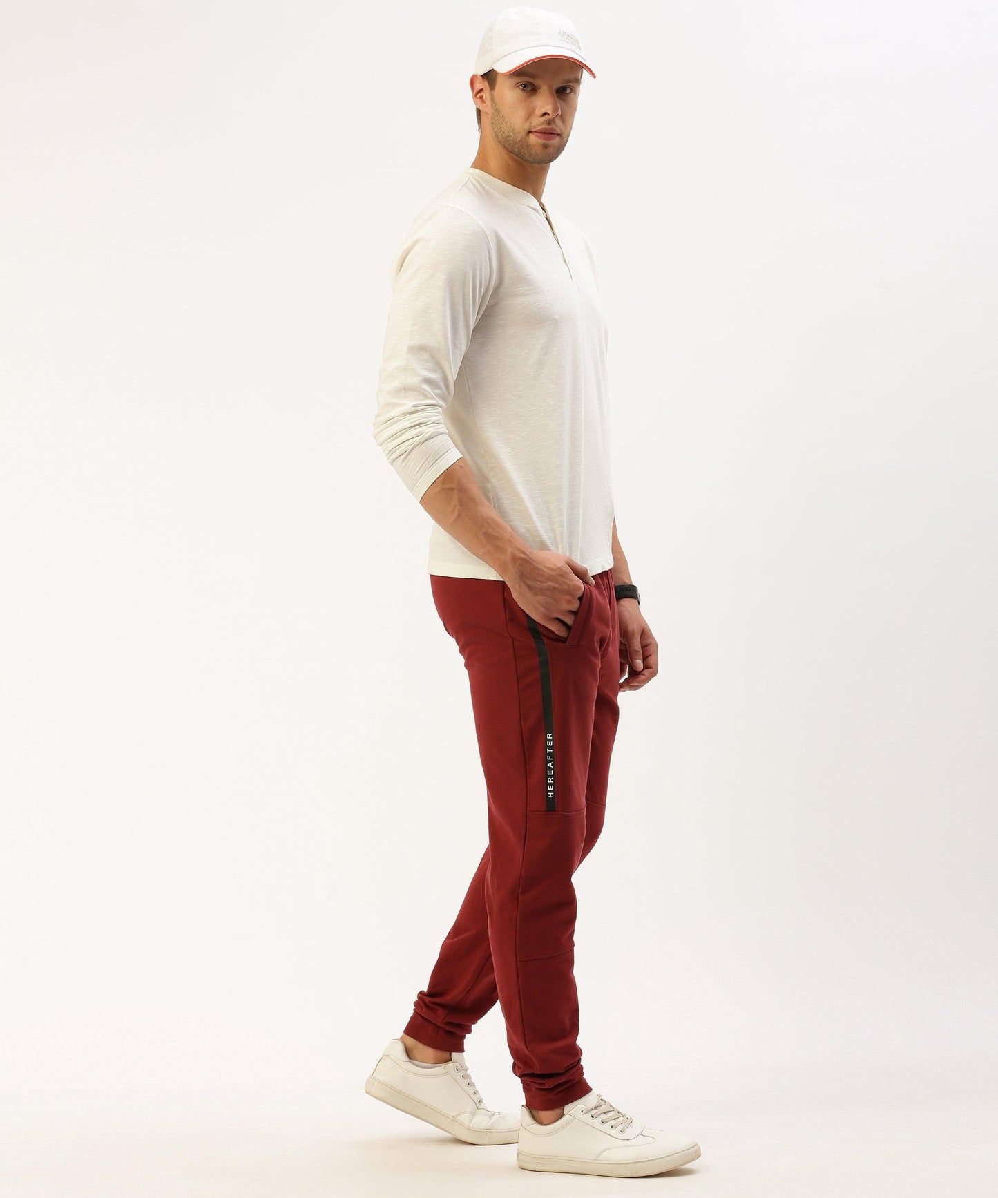Men's solid jogger pant - HEREAFTER