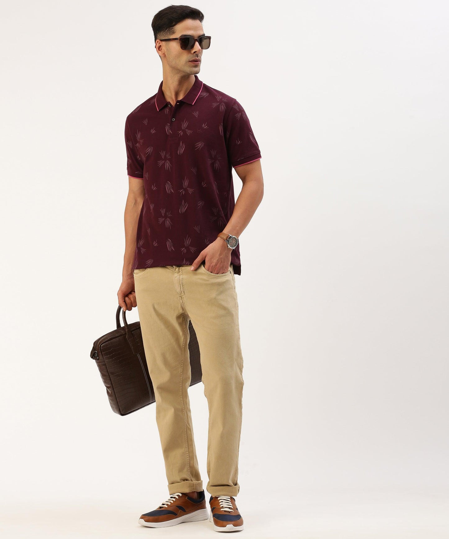 Men's printed Polo - HEREAFTER