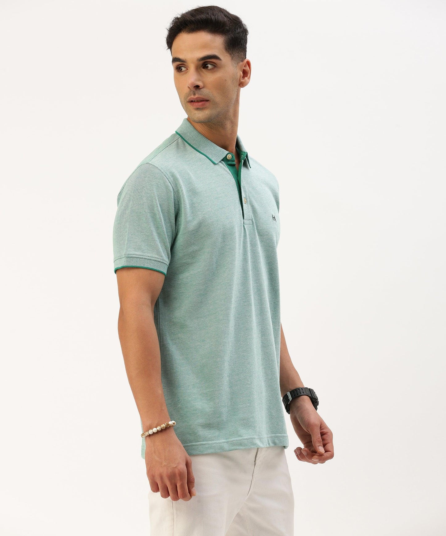 Men's Solid Polo - HEREAFTER 