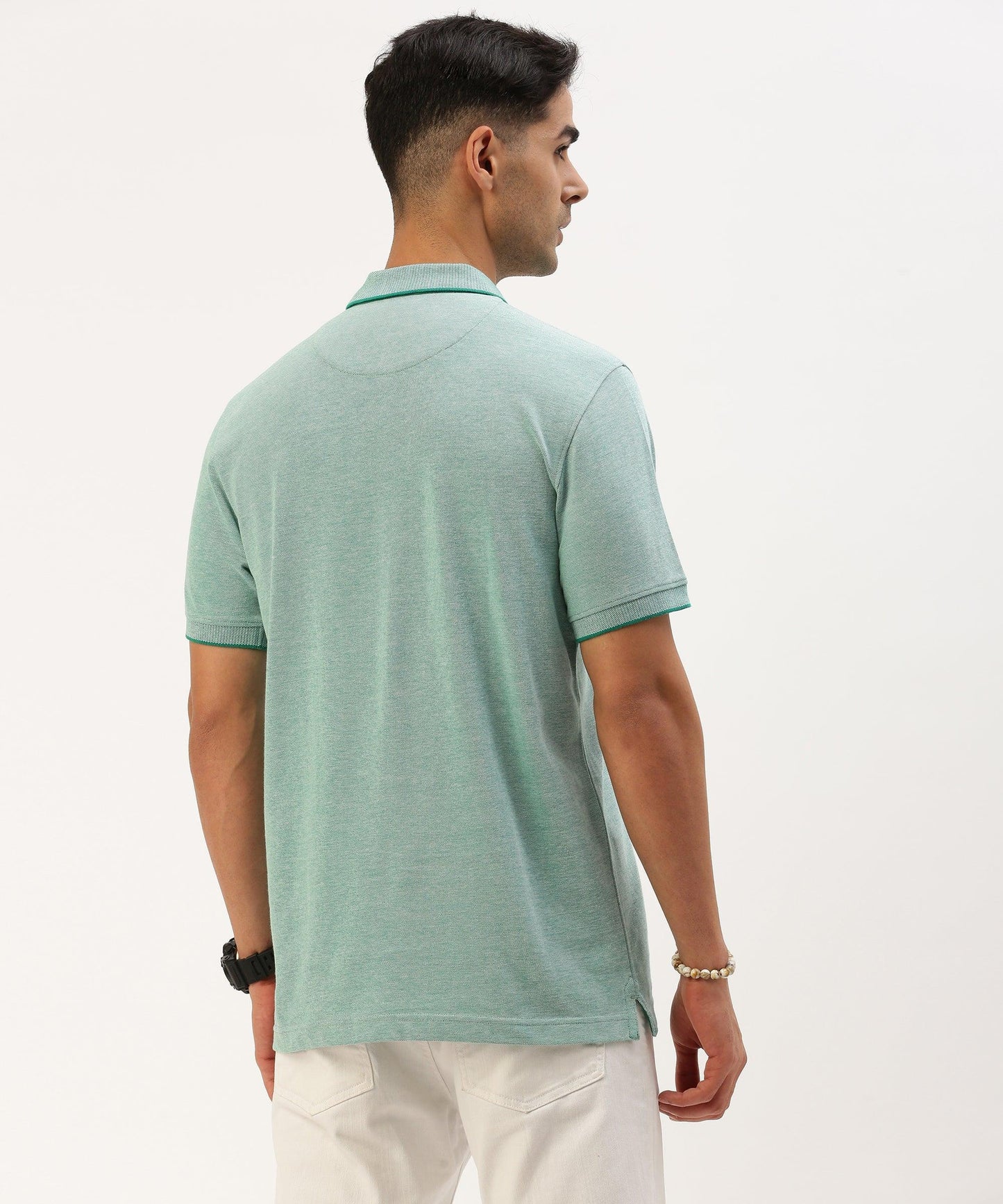 Men's Solid Polo - HEREAFTER 